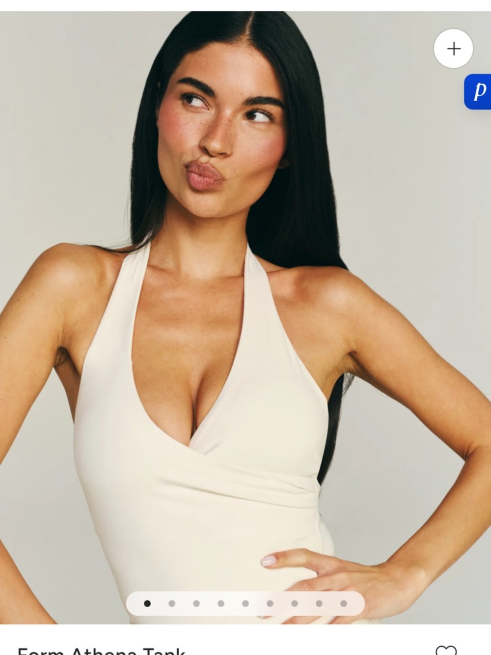 CSB Cream Form Athena Tank Top